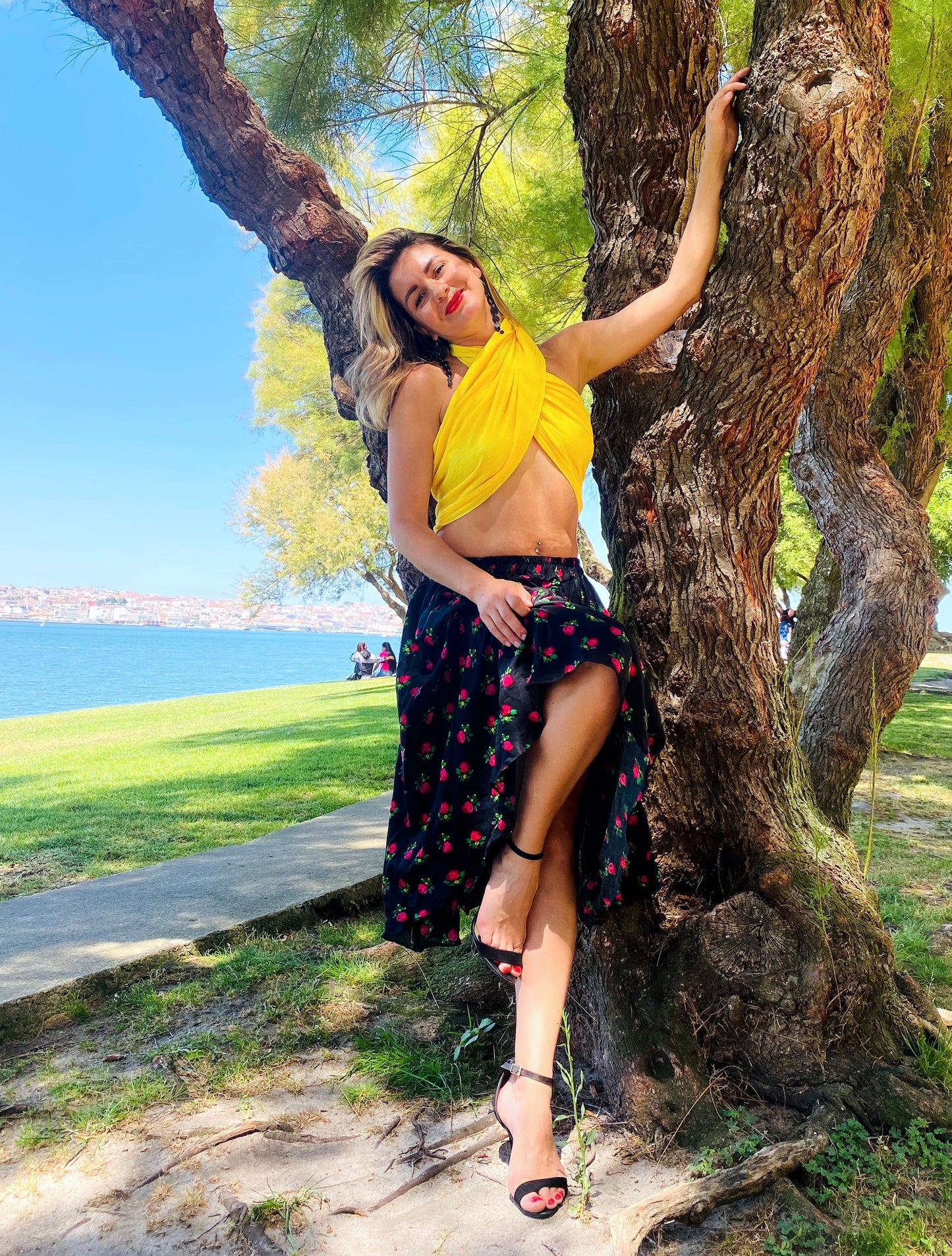 Short Summer Skirt Black