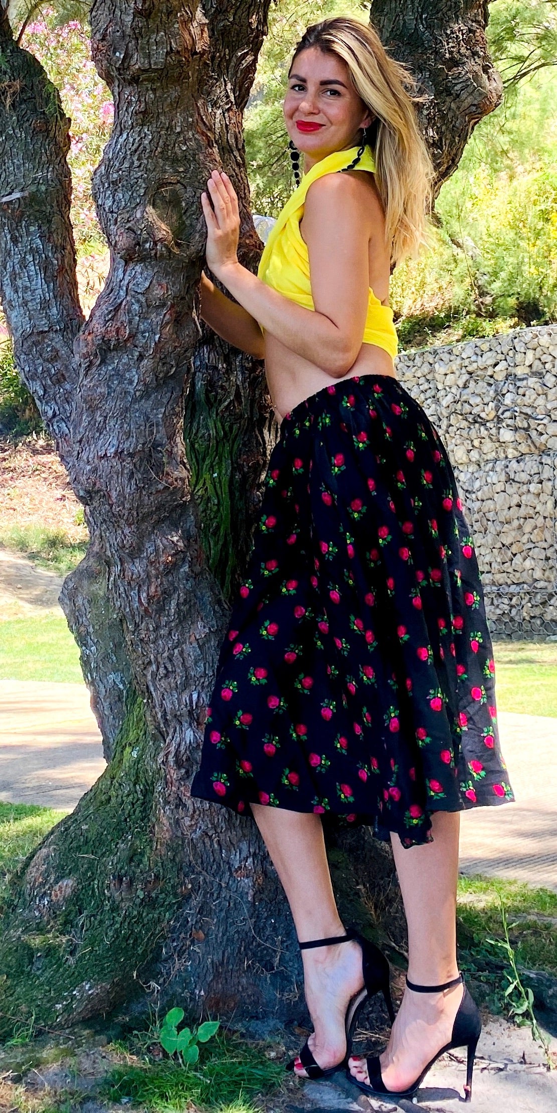 Short Summer Skirt Black