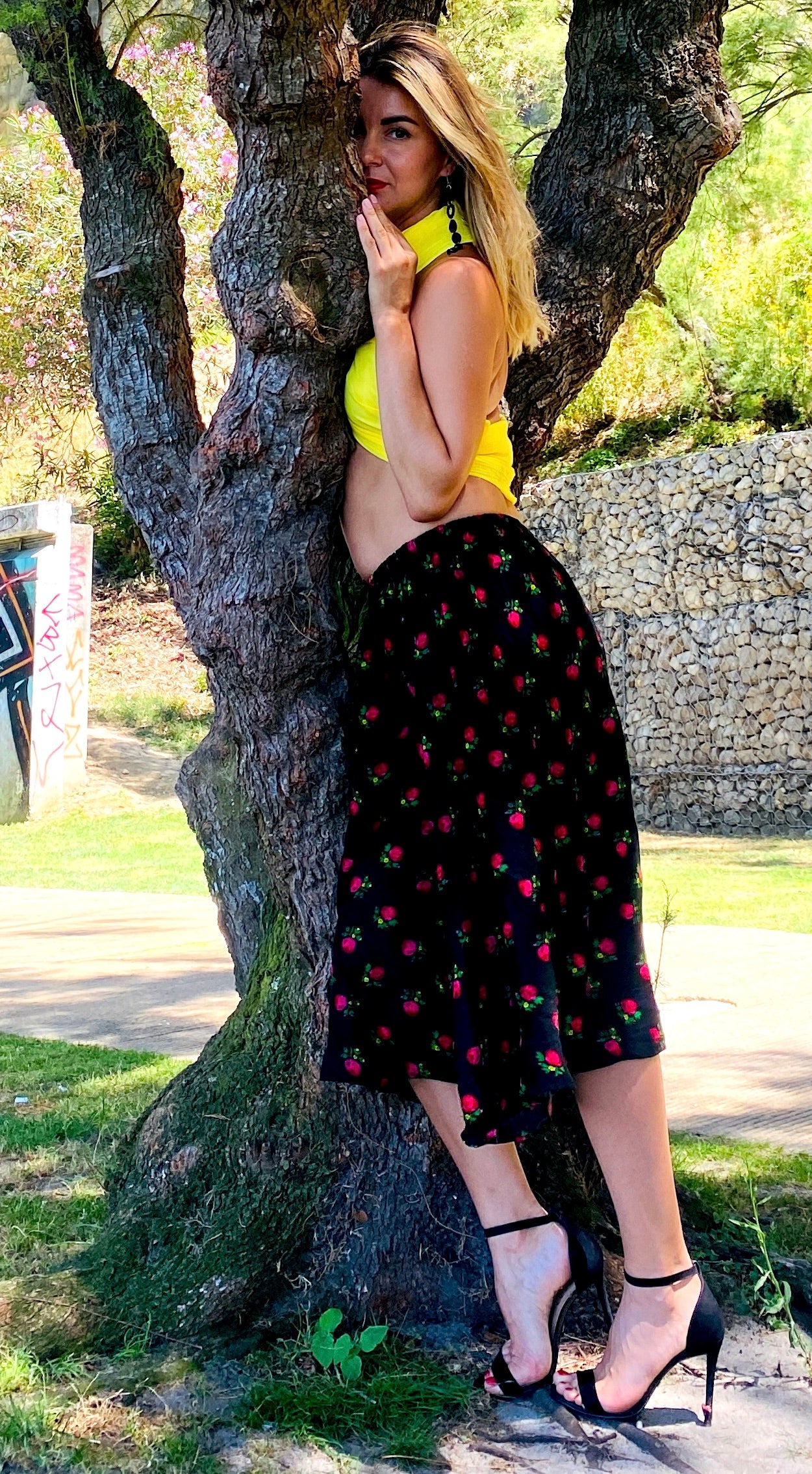 Short Summer Skirt Black