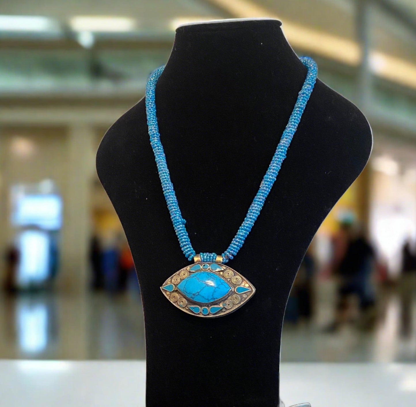 Necklace Turquoise Gem