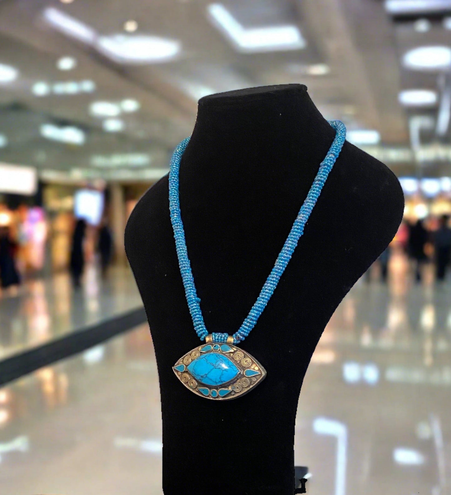 Necklace Turquoise Gem