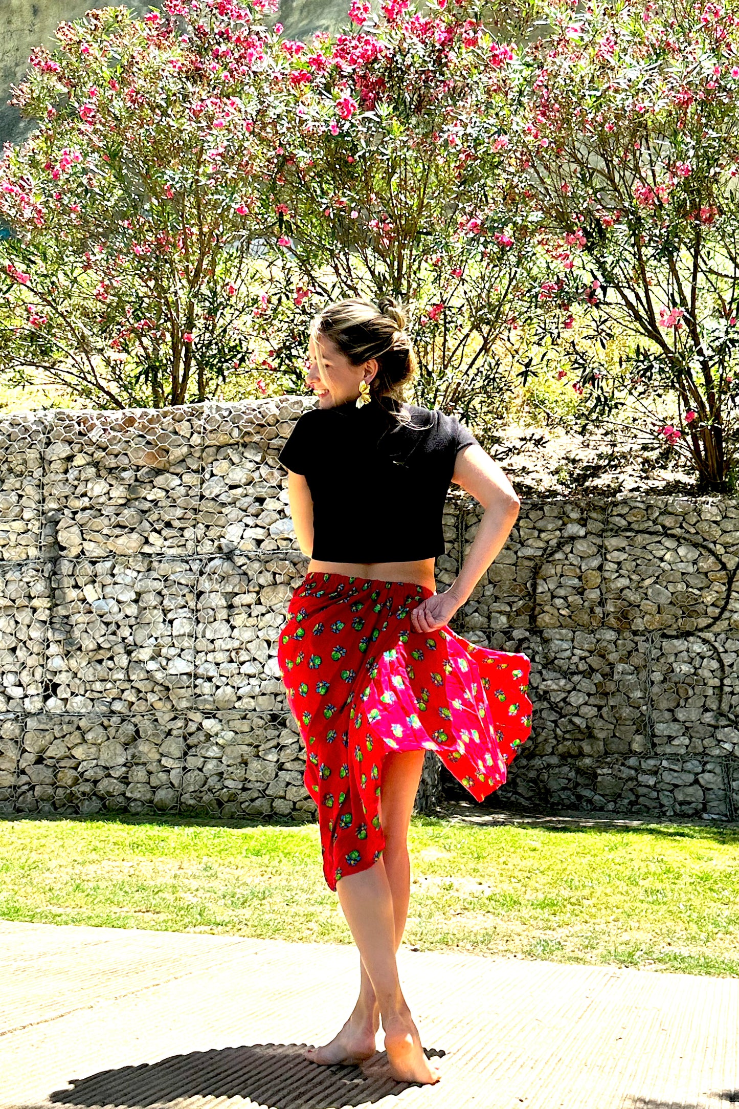 Short Summer Skirt Red