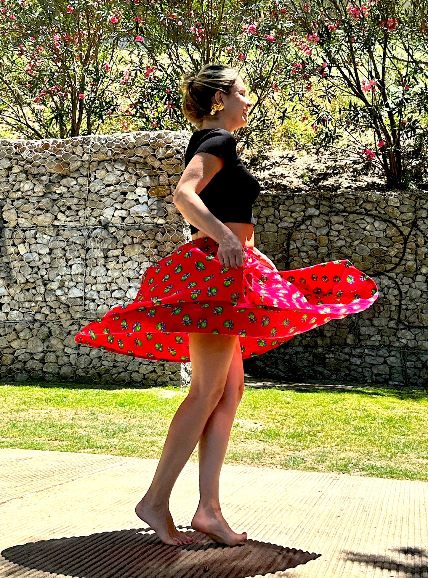 Short Summer Skirt Red