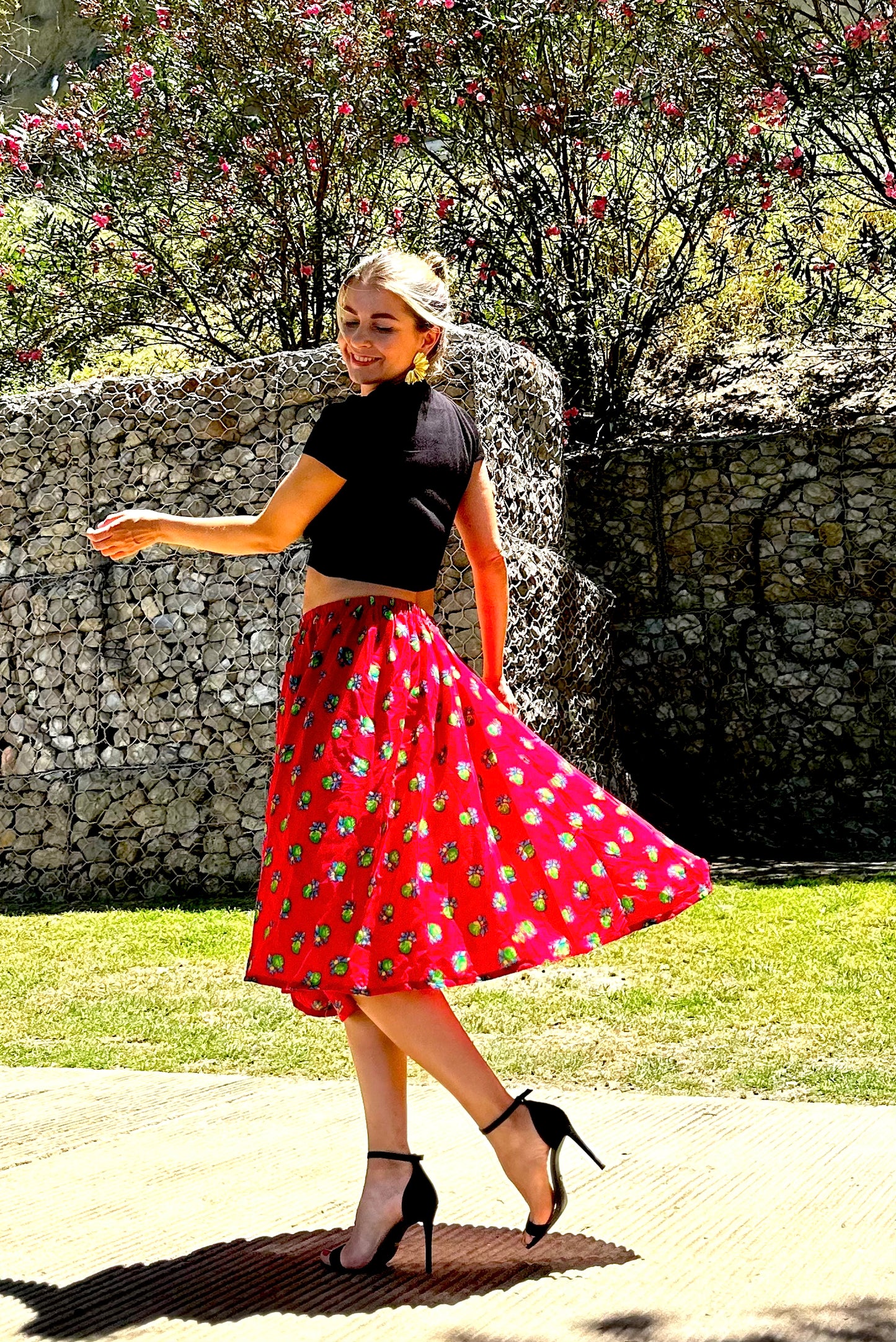 Short Summer Skirt Red
