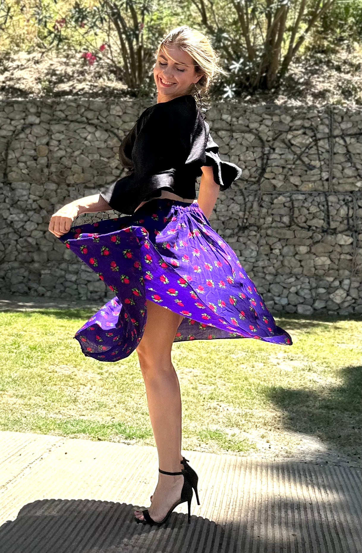 Short Summer Skirts Blue