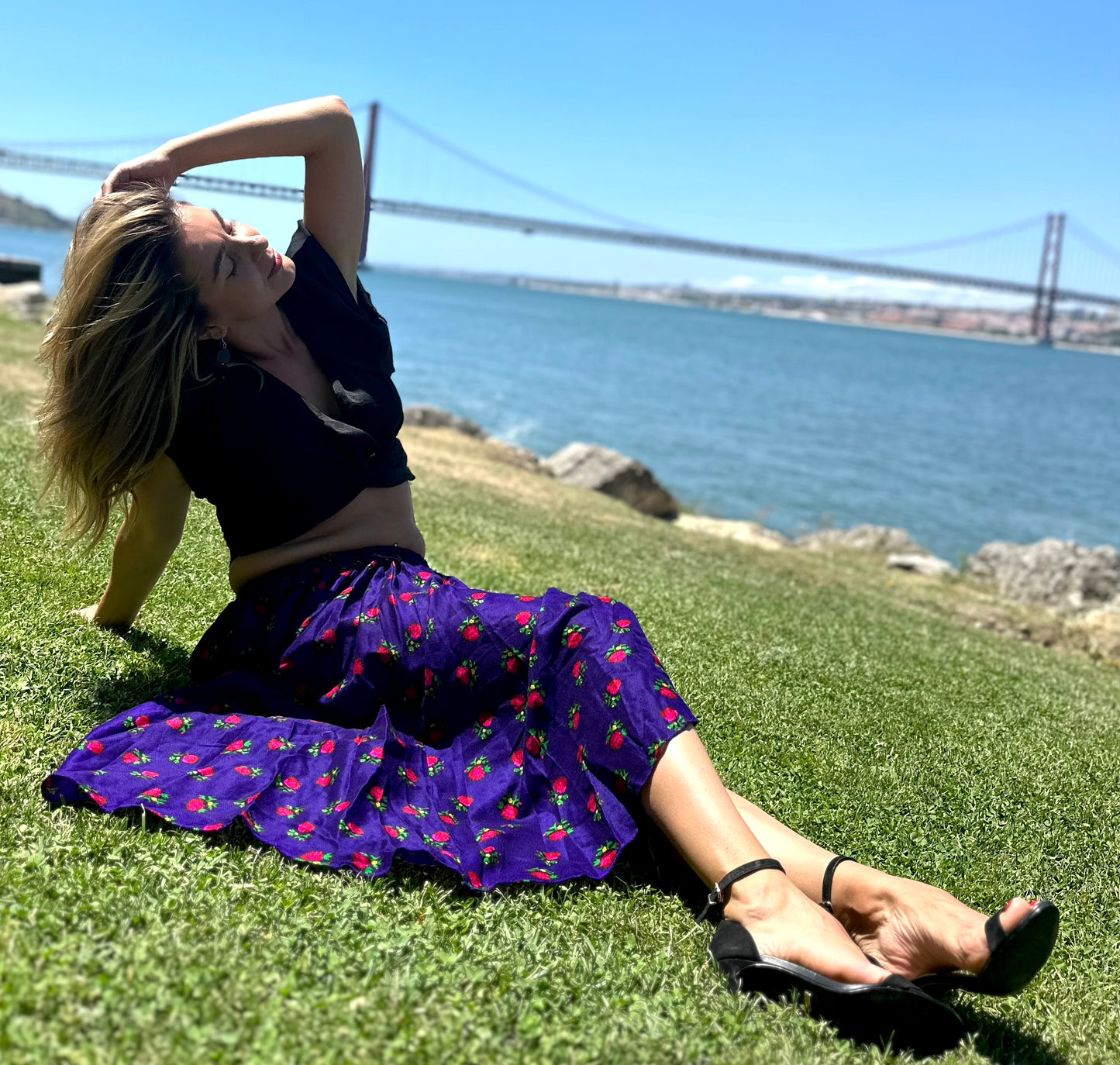 Short Summer Skirts Blue