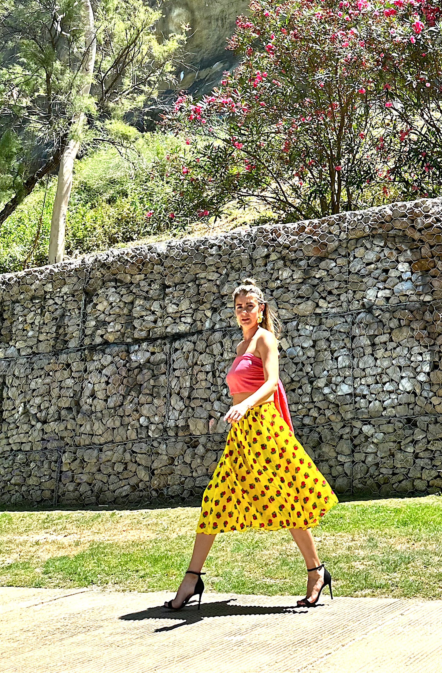 Short Summer Skirt Yellow
